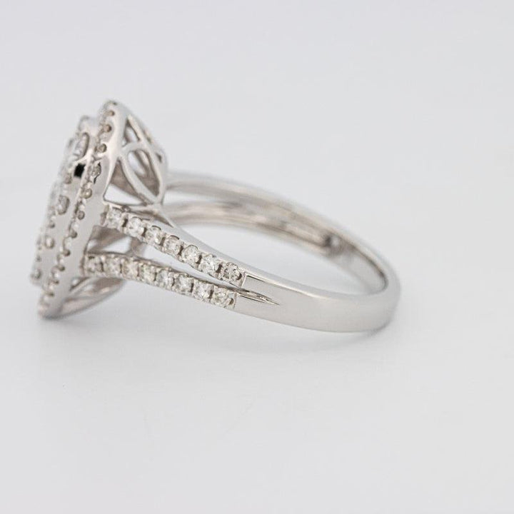 Invisible Pearshape Diamond Ring - ZIZOV DIAMONDS