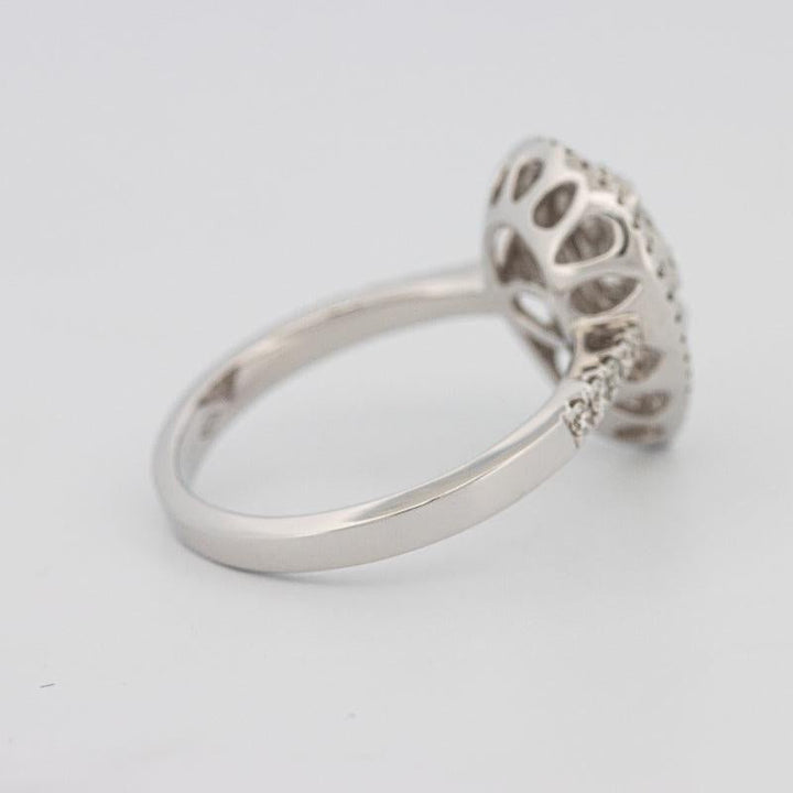 Invisible pearshape diamond ring - ZIZOV DIAMONDS