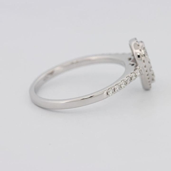 Invisible Pearshape Diamond ring - ZIZOV DIAMONDS