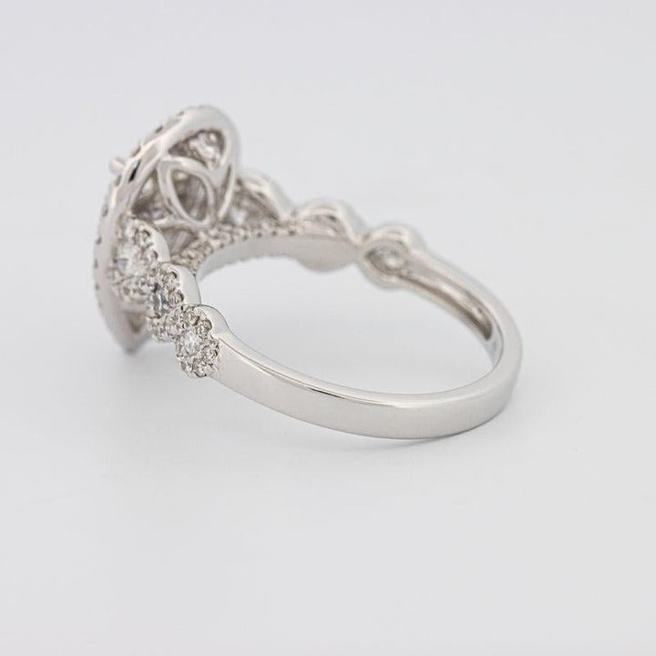 Invisible Pearshape Diamond Ring - ZIZOV DIAMONDS