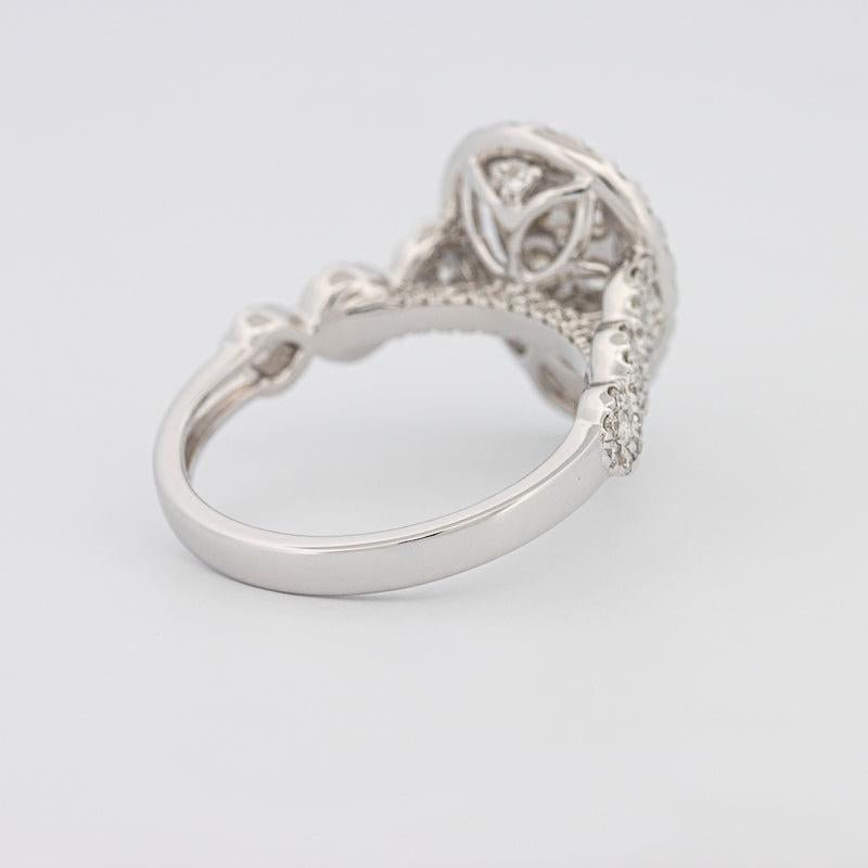 Invisible Pearshape Diamond Ring - ZIZOV DIAMONDS