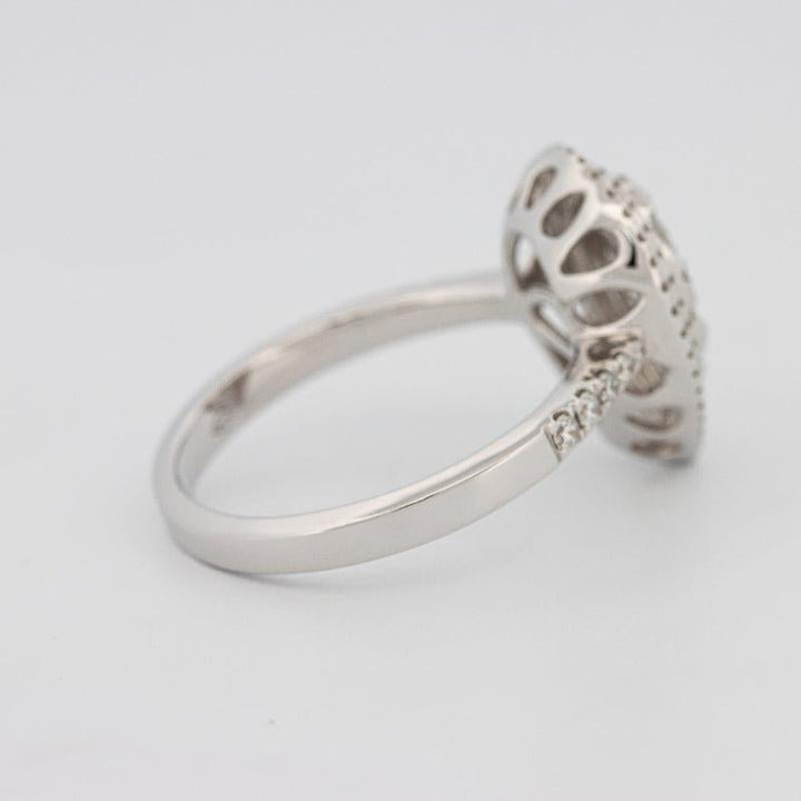 Invisible pearshape diamond ring - ZIZOV DIAMONDS