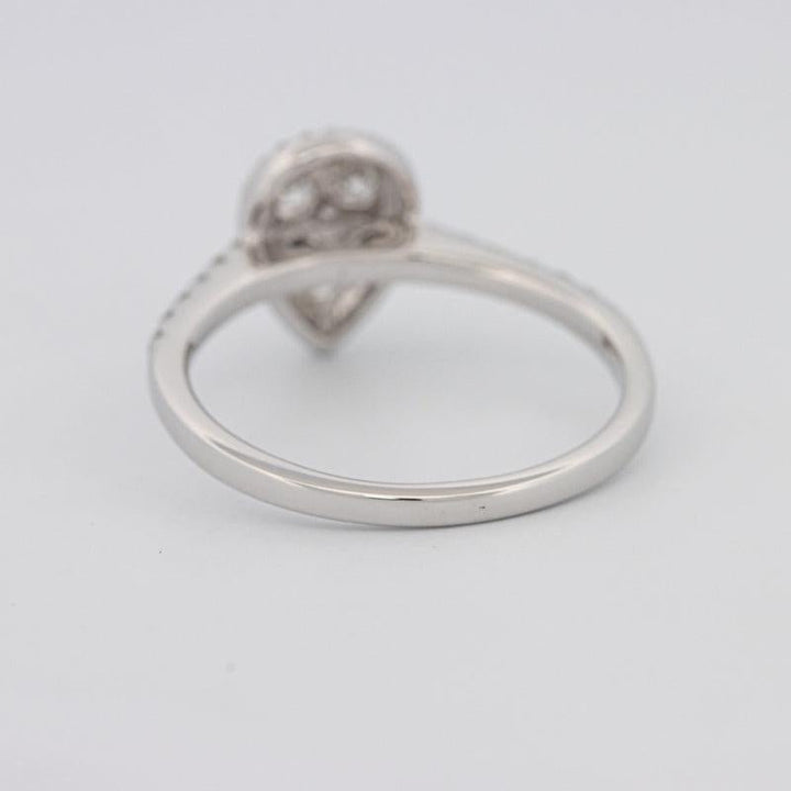 Invisible Pearshape Diamond ring - ZIZOV DIAMONDS
