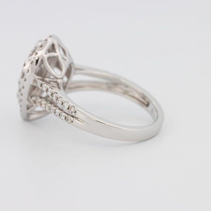 Invisible Pearshape Diamond Ring - ZIZOV DIAMONDS