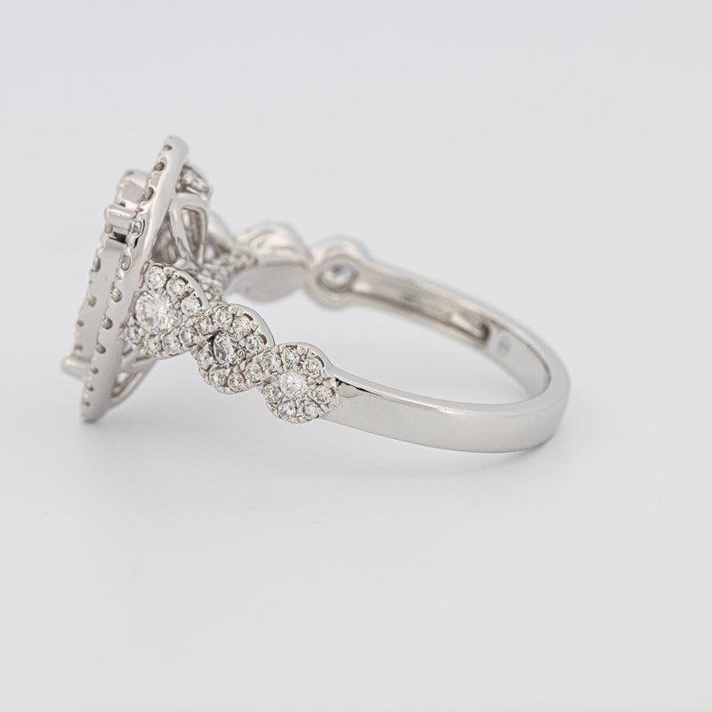Invisible Pearshape Diamond Ring - ZIZOV DIAMONDS