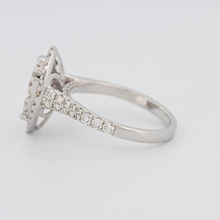 Invisible Pearshape Diamond Ring - ZIZOV DIAMONDS