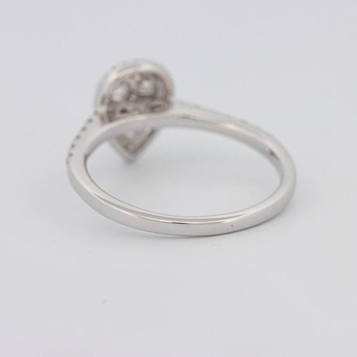 Invisible Pearshape Diamond ring - ZIZOV DIAMONDS