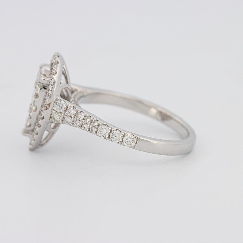 Invisible Pearshape Diamond Ring - ZIZOV DIAMONDS