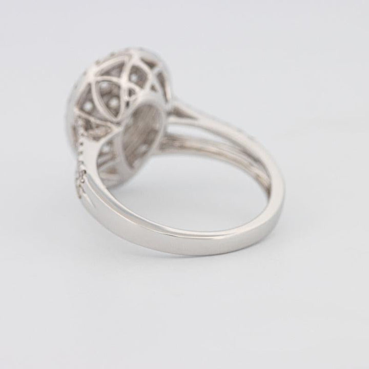 Invisible Pearshape Diamond Ring - ZIZOV DIAMONDS