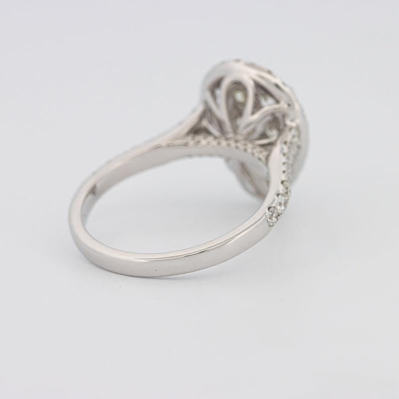 Invisible Pearshape Diamond Ring - ZIZOV DIAMONDS