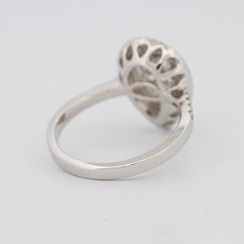 Invisible pearshape diamond ring - ZIZOV DIAMONDS