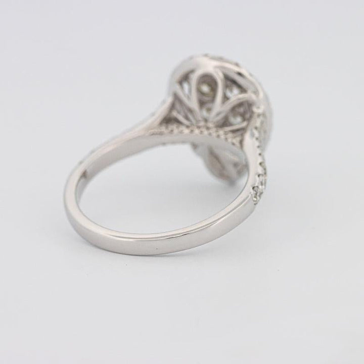 Invisible Pearshape Diamond Ring - ZIZOV DIAMONDS