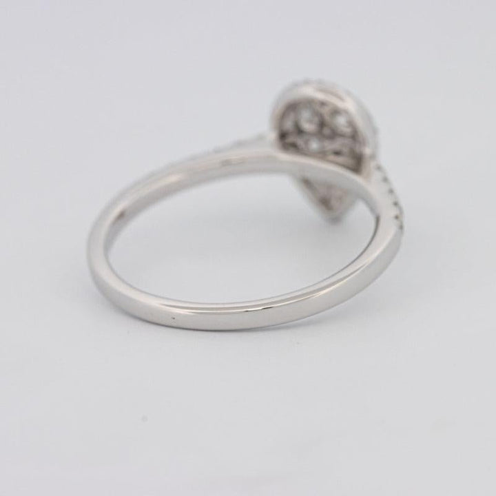 Invisible Pearshape Diamond ring - ZIZOV DIAMONDS