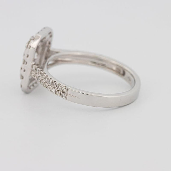 Invisible rectangular diamond ring - ZIZOV DIAMONDS