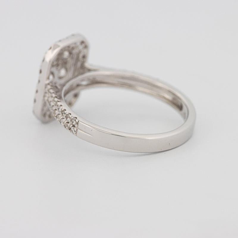 Invisible rectangular diamond ring - ZIZOV DIAMONDS