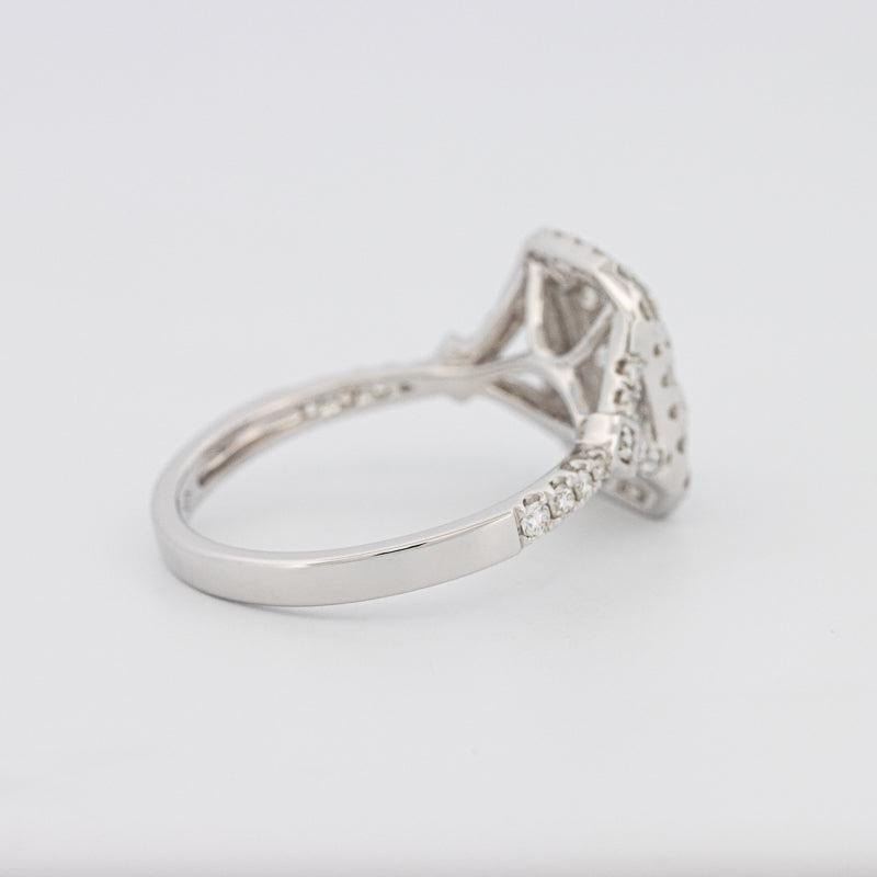 Invisible rectangular diamond ring - ZIZOV DIAMONDS