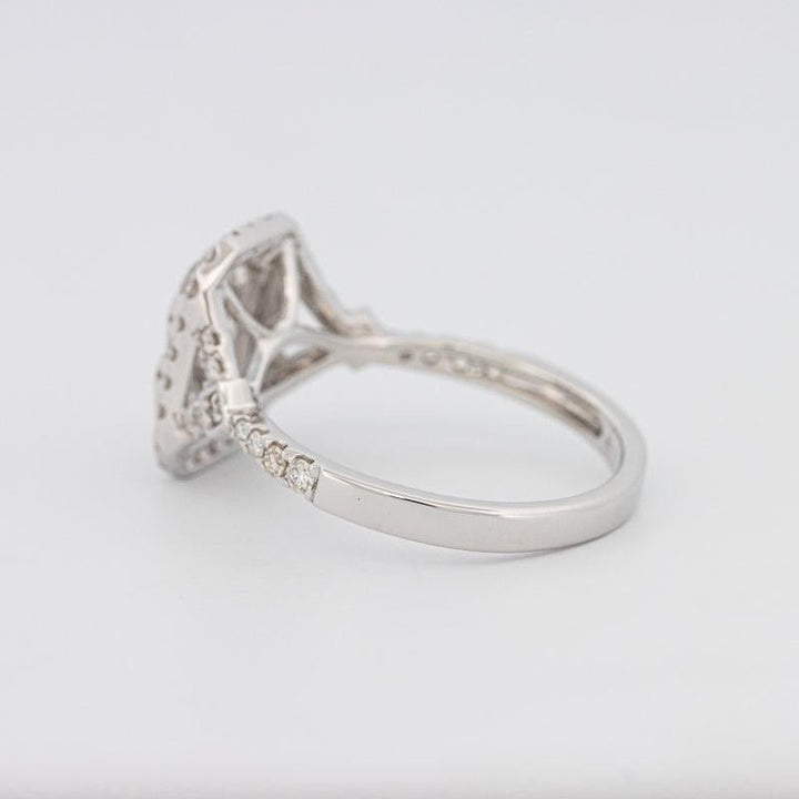 Invisible rectangular diamond ring - ZIZOV DIAMONDS