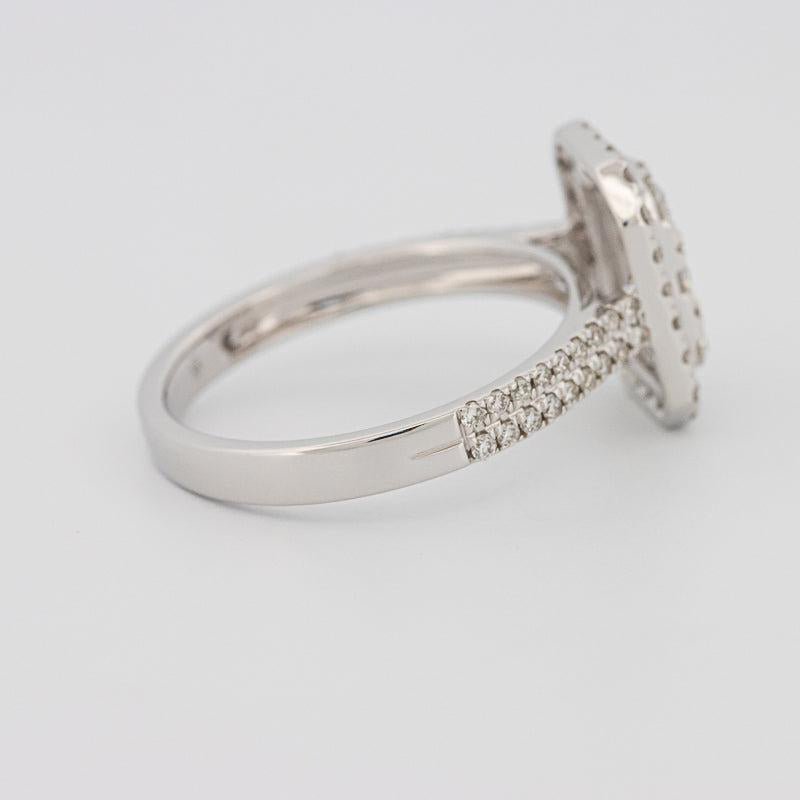 Invisible rectangular diamond ring - ZIZOV DIAMONDS