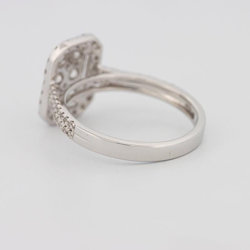 Invisible rectangular diamond ring - ZIZOV DIAMONDS