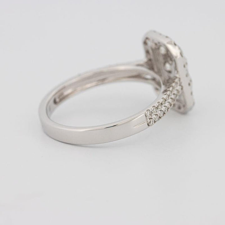 Invisible rectangular diamond ring - ZIZOV DIAMONDS