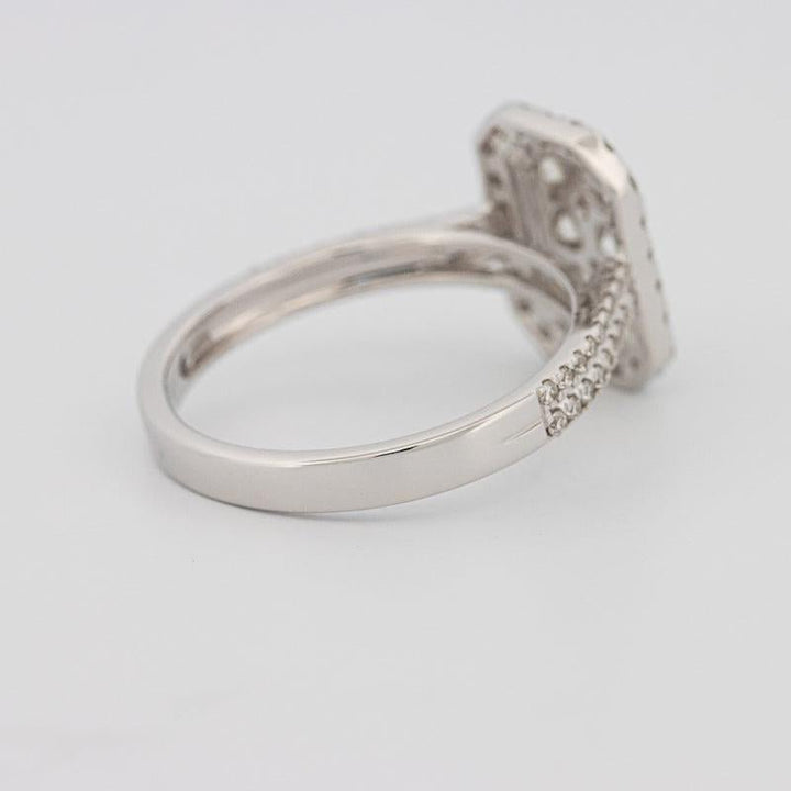 Invisible rectangular diamond ring - ZIZOV DIAMONDS