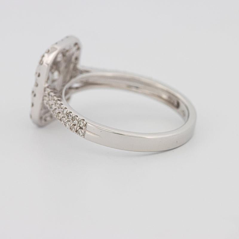 Invisible rectangular diamond ring - ZIZOV DIAMONDS