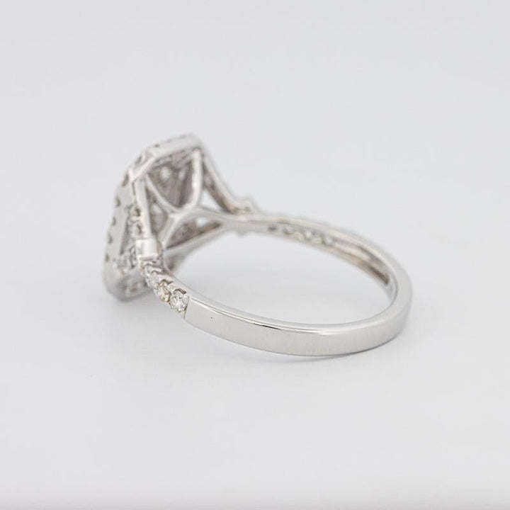 Invisible rectangular diamond ring - ZIZOV DIAMONDS