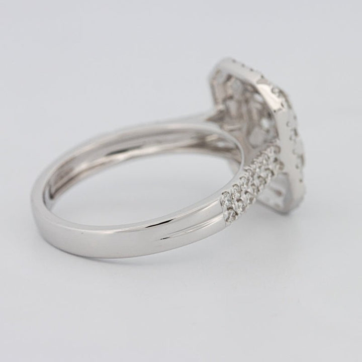 Invisible Rectangular Double Halo Diamond Ring - ZIZOV DIAMONDS