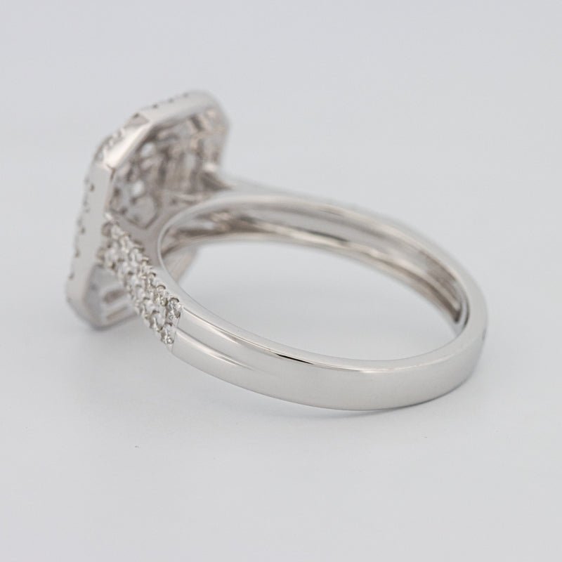 Invisible Rectangular Double Halo Diamond Ring - ZIZOV DIAMONDS