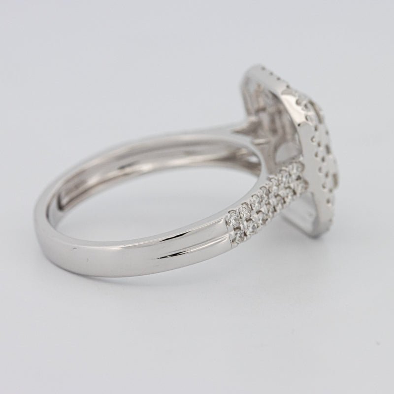 Invisible Rectangular Double Halo Diamond Ring - ZIZOV DIAMONDS