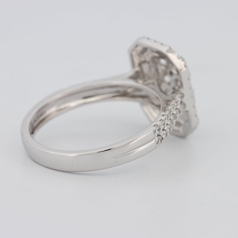 Invisible Rectangular Double Halo Diamond Ring - ZIZOV DIAMONDS