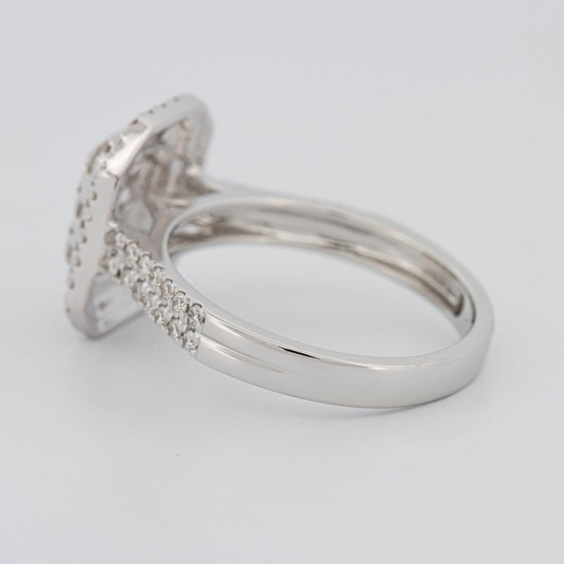 Invisible Rectangular Double Halo Diamond Ring - ZIZOV DIAMONDS