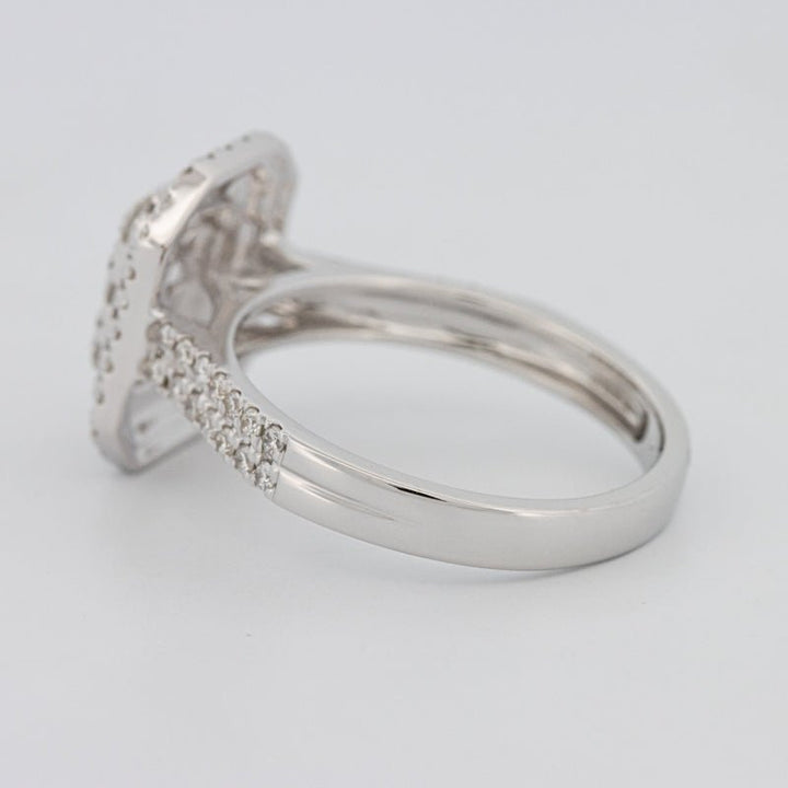 Invisible Rectangular Double Halo Diamond Ring - ZIZOV DIAMONDS