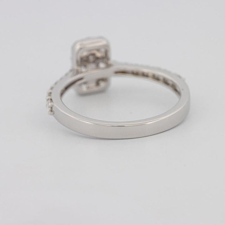 invisible rectangular ring - ZIZOV DIAMONDS