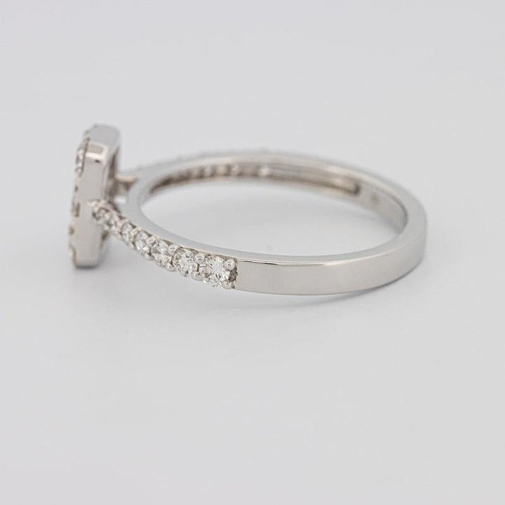 invisible rectangular ring - ZIZOV DIAMONDS