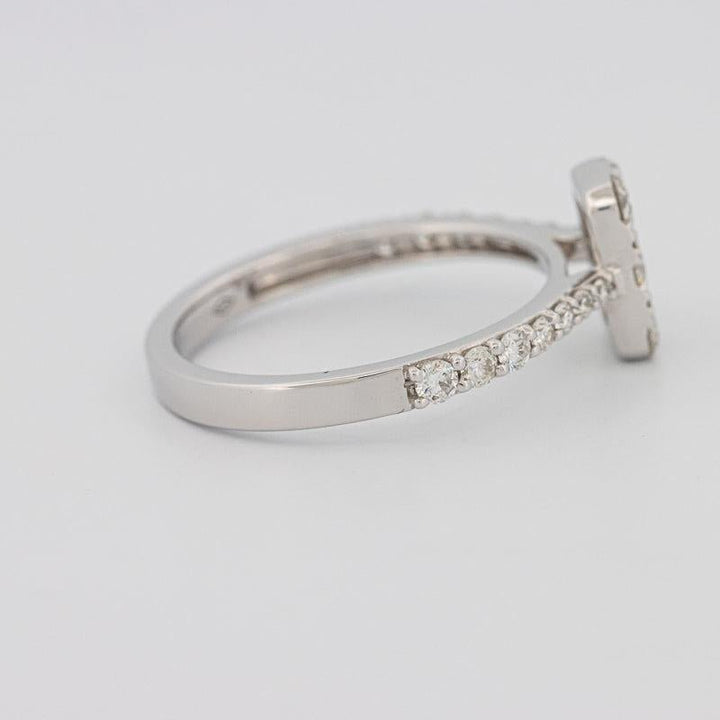 invisible rectangular ring - ZIZOV DIAMONDS