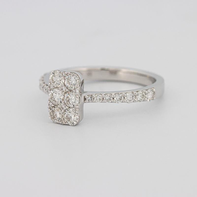 invisible rectangular ring - ZIZOV DIAMONDS