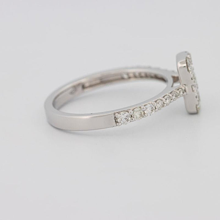invisible rectangular ring - ZIZOV DIAMONDS