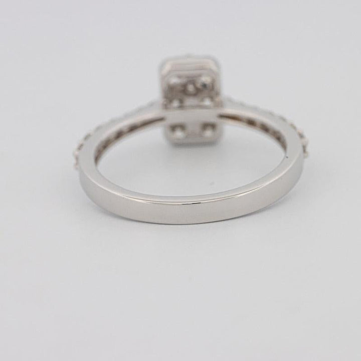 invisible rectangular ring - ZIZOV DIAMONDS