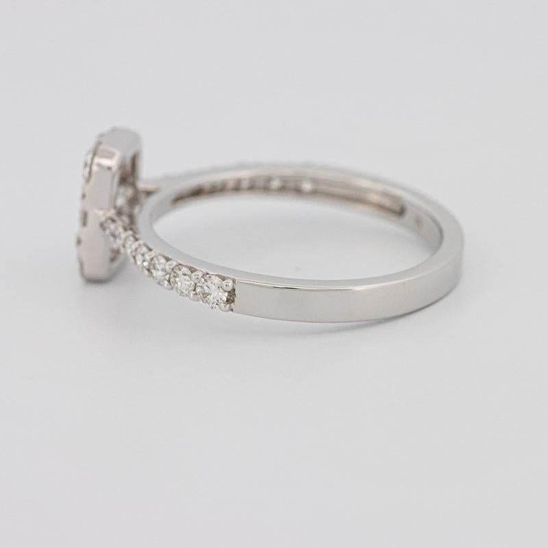 invisible rectangular ring - ZIZOV DIAMONDS