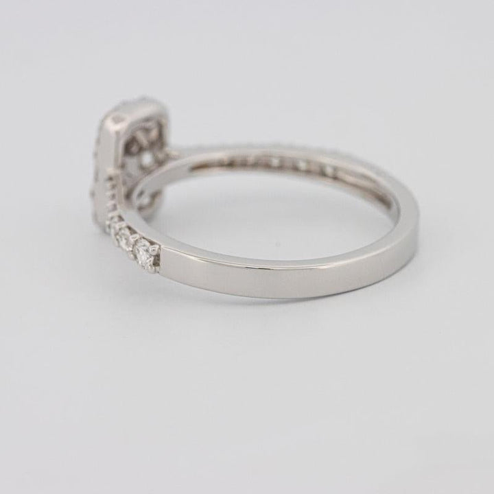 invisible rectangular ring - ZIZOV DIAMONDS