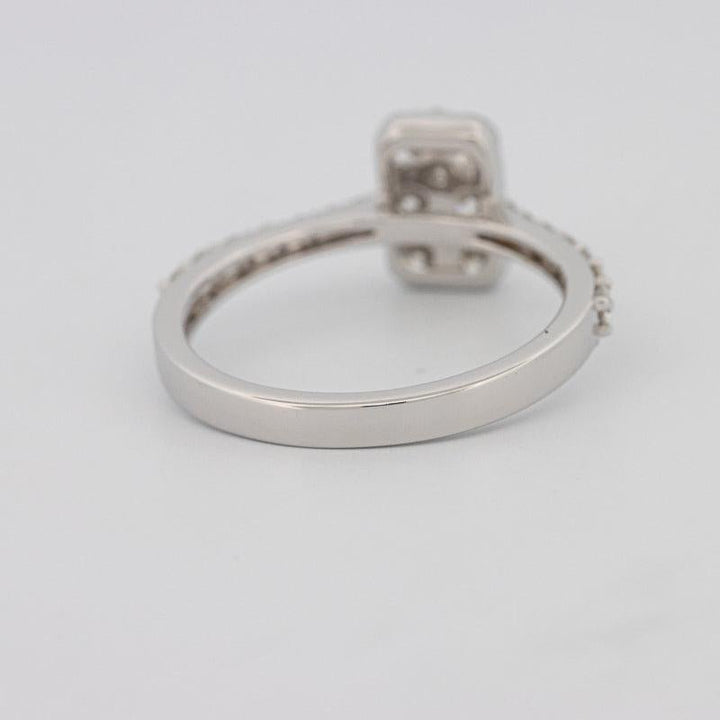 invisible rectangular ring - ZIZOV DIAMONDS