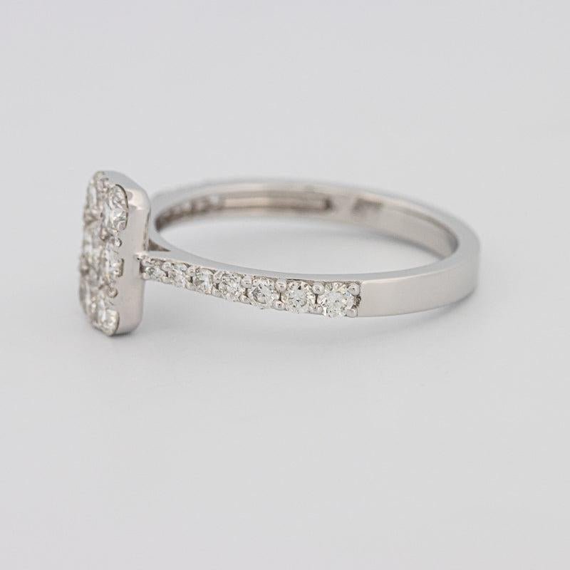 invisible rectangular ring - ZIZOV DIAMONDS