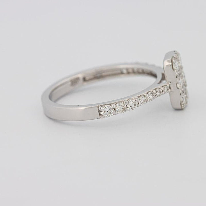 invisible rectangular ring - ZIZOV DIAMONDS