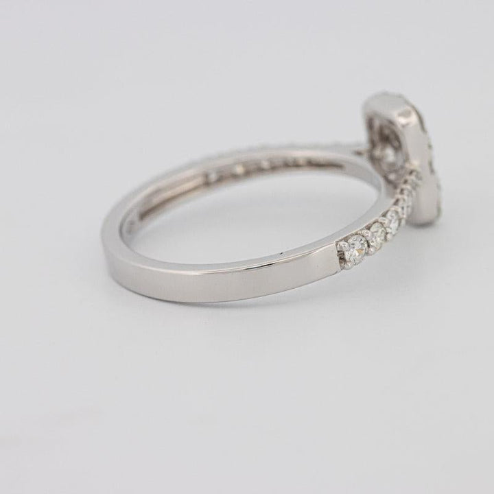 invisible rectangular ring - ZIZOV DIAMONDS