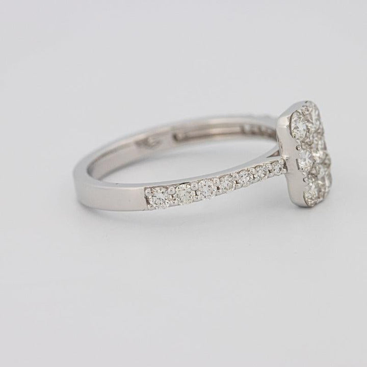 invisible rectangular ring - ZIZOV DIAMONDS