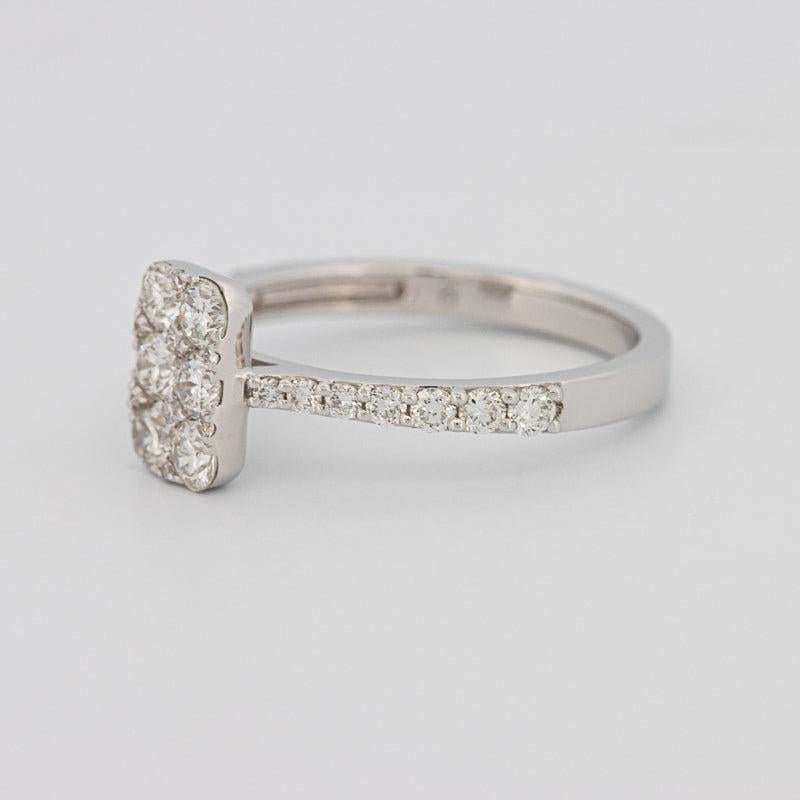 invisible rectangular ring - ZIZOV DIAMONDS