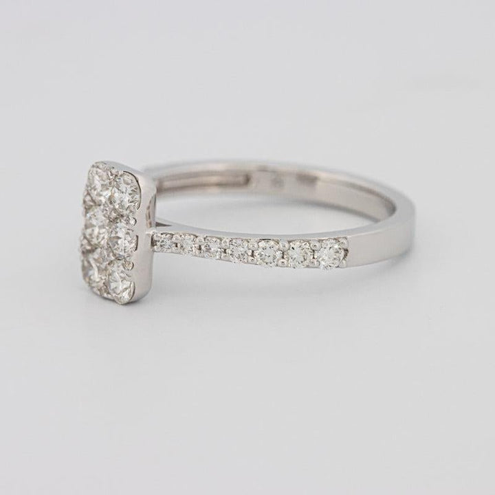 invisible rectangular ring - ZIZOV DIAMONDS
