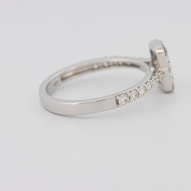 invisible rectangular ring - ZIZOV DIAMONDS