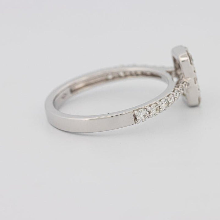 invisible rectangular ring - ZIZOV DIAMONDS
